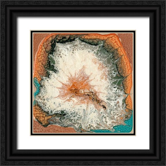 Ludwig, Alicia 20x20 Black Ornate Wood Framed with Double Matting Museum Art Print Titled - Caldera II