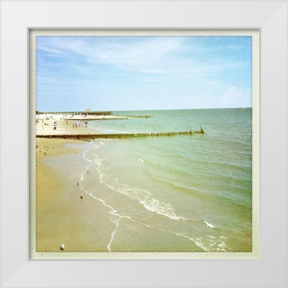 Ludwig, Alicia 20x20 White Modern Wood Framed Museum Art Print Titled - Bay View I