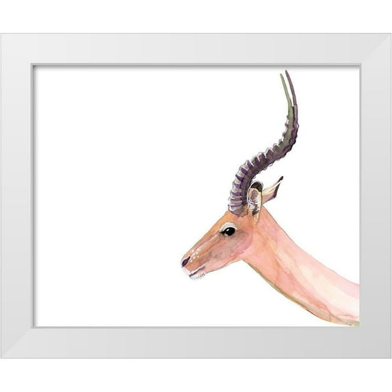 Ludwig, Alicia 24x20 White Modern Wood Framed Museum Art Print Titled - Sunset Safari X