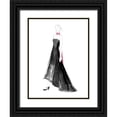 thumbnail image 1 of Ludwig, Alicia 25x32 Black Ornate Wood Framed with Double Matting Museum Art Print Titled - Black Dress II, 1 of 4