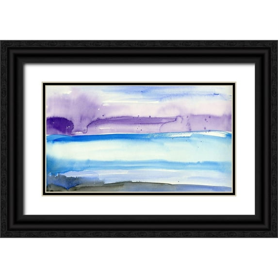 Ludwig, Alicia 32x20 Black Ornate Wood Framed with Double Matting Museum Art Print Titled - Stardust Memories I