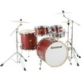 thumbnail image 1 of Ludwig BackBeat Elite 5-Piece Drum Set with 22" Bass Drum, Ruby Grain, 1 of 1