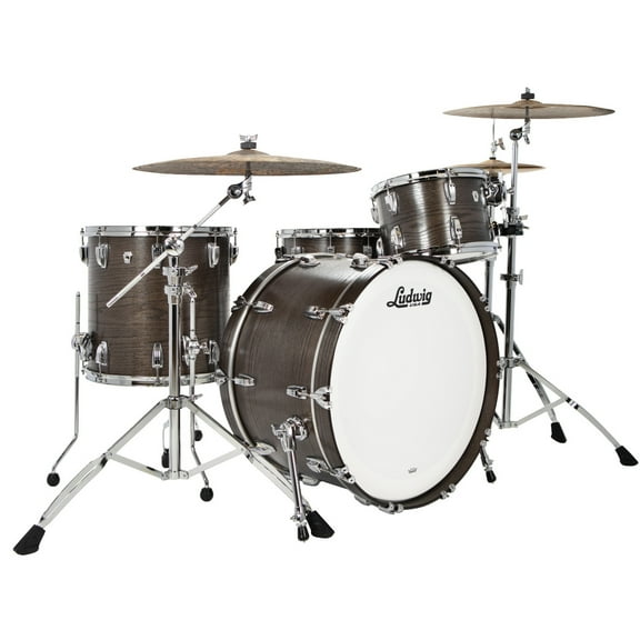 Ludwig Classic Oak Pro Beat 3-piece Acoustic Drum Set Shell Pack Smoke