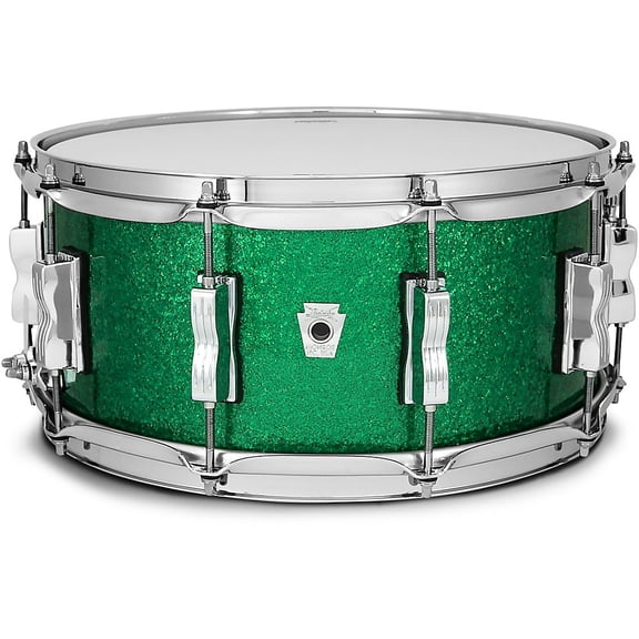 Ludwig Classic Oak Snare Drum 14 x 6.5 in. Green Sparkle