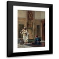 thumbnail image 1 of Ludwig Deutsch 18x24 Black Modern Framed Museum Art Print Titled - A Musician and a Guardsman in an Oriental Interior, 1 of 5