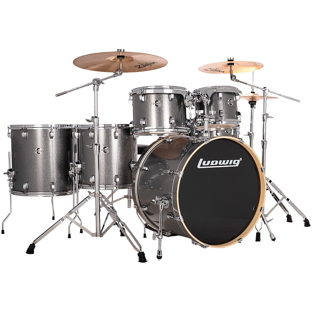 Ludwig Evolution Complete 6-Piece Drum Set for Beginners Ludwig Evolution Complete 6-Piece Drum Set for Beginners
