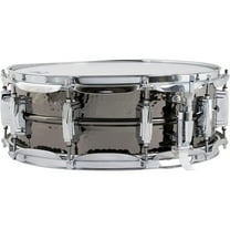 Ludwig Hand Hammered Black Beauty Snare Drum with Imperial Lugs 14 x 5 in.