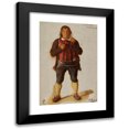 thumbnail image 1 of Ludwig Knaus 17x24 Black Modern Framed Museum Art Print Titled - Portrait of Georg Lanthaler, St. Leonhard, 1 of 5