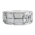 thumbnail image 1 of Ludwig LM400 Smooth Chrome Plated Aluminum 5" x 14" Snare Drum w/ Imperial Lugs and Supra-Phonic Strainer, 1 of 2