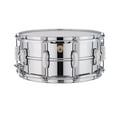 thumbnail image 1 of Ludwig LM402 Smooth Chrome Plated Aluminum 6.5" x 14" Snare Drum w/ Imperial Lugs & Supra-Phonic Strainer, 1 of 6
