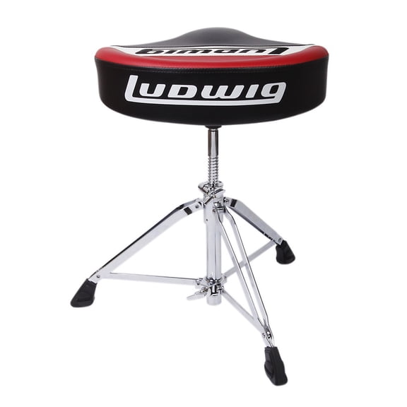 Ludwig LP50TH Pro Saddle Throne Black