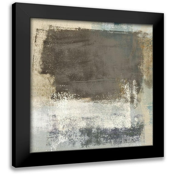 Ludwig, Maun 20x20 Black Modern Framed Museum Art Print Titled - Abstract Levitation I