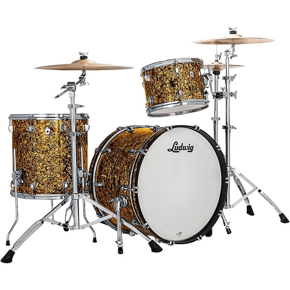 Ludwig 3-Piece Neusonic Fab Drum Shell Pack Butterscotch Pearl