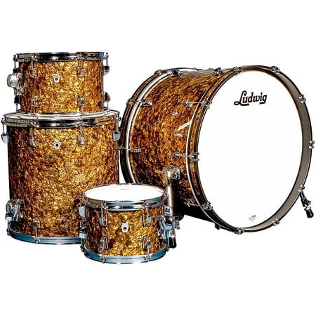 Ludwig NeuSonic 4-Piece Mod 2 Shell Pack With 22" Bass Drum Butterscotch Pearl