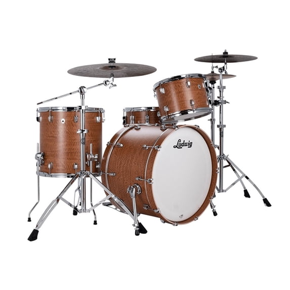 Ludwig NeuSonic FAB 3-Piece Drum Shell Pack (Satinwood)