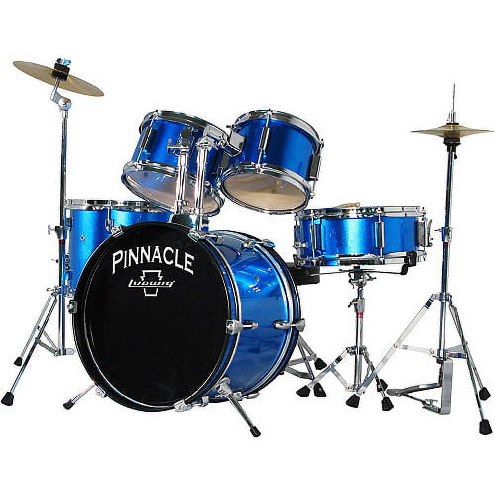 Ludwig Pinnacle Complete 5 Piece Jr Drumset Midnight Blue
