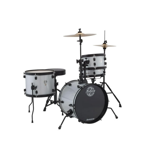 Ludwig Pocket Kit 4pc Acoustic Drum Set Junior Size White Sparkle