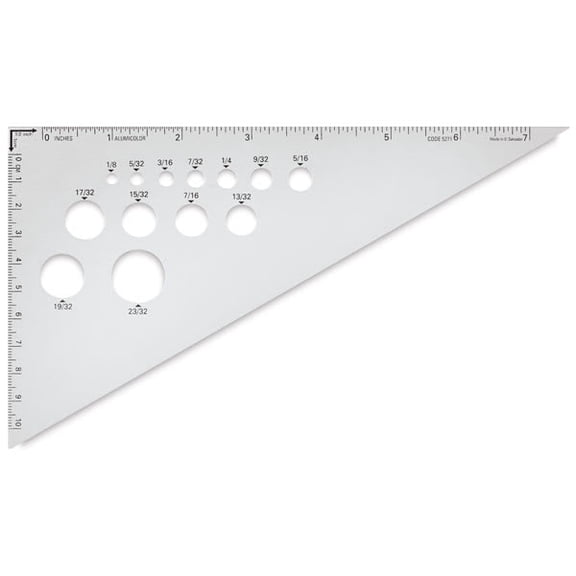 Ludwig Precision Aluminum Triangle - 8", 30-60-90 Degree
