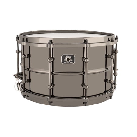 Universal Brass Snare Drum with Black Nickel Hardware 8"x14"