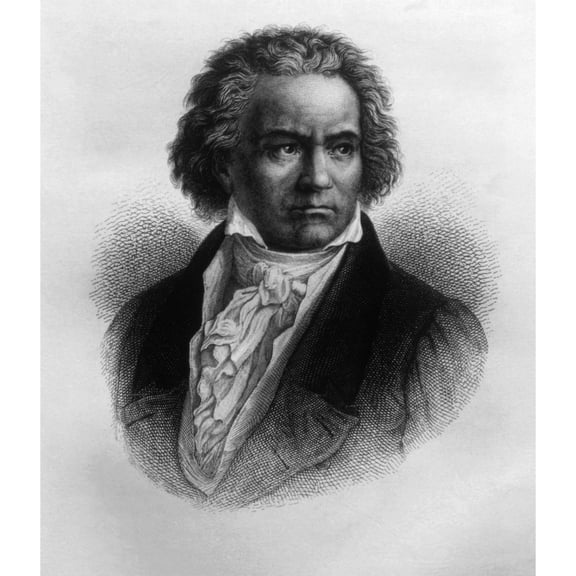 Ludwig Van Beethoven History Poster Print