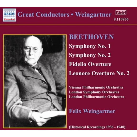 Ludwig Van Beethoven - Sym 1-2/Leonore Ov/Fidelio Ov/Ruins of Athens Ov/& - Classical - CD