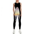 thumbnail image 1 of Lue Beach Chairs Women's One Piece Yoga Jumpsuits Leggings Playsuit Gym Suit Fitness Running Athletic Clothes Gym Wear Set, 1 of 6
