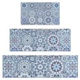 thumbnail image 1 of Lue Ethnic Geometric Pattern Kitchen Rugs Sets Of 3,Kitchen Runner Rugs Non Skid Washable,Decorative Kitchen Floor Mats for Kitchen,Sink,Laundry,17"x30"+ 17"x47" + 17"x59", 1 of 6