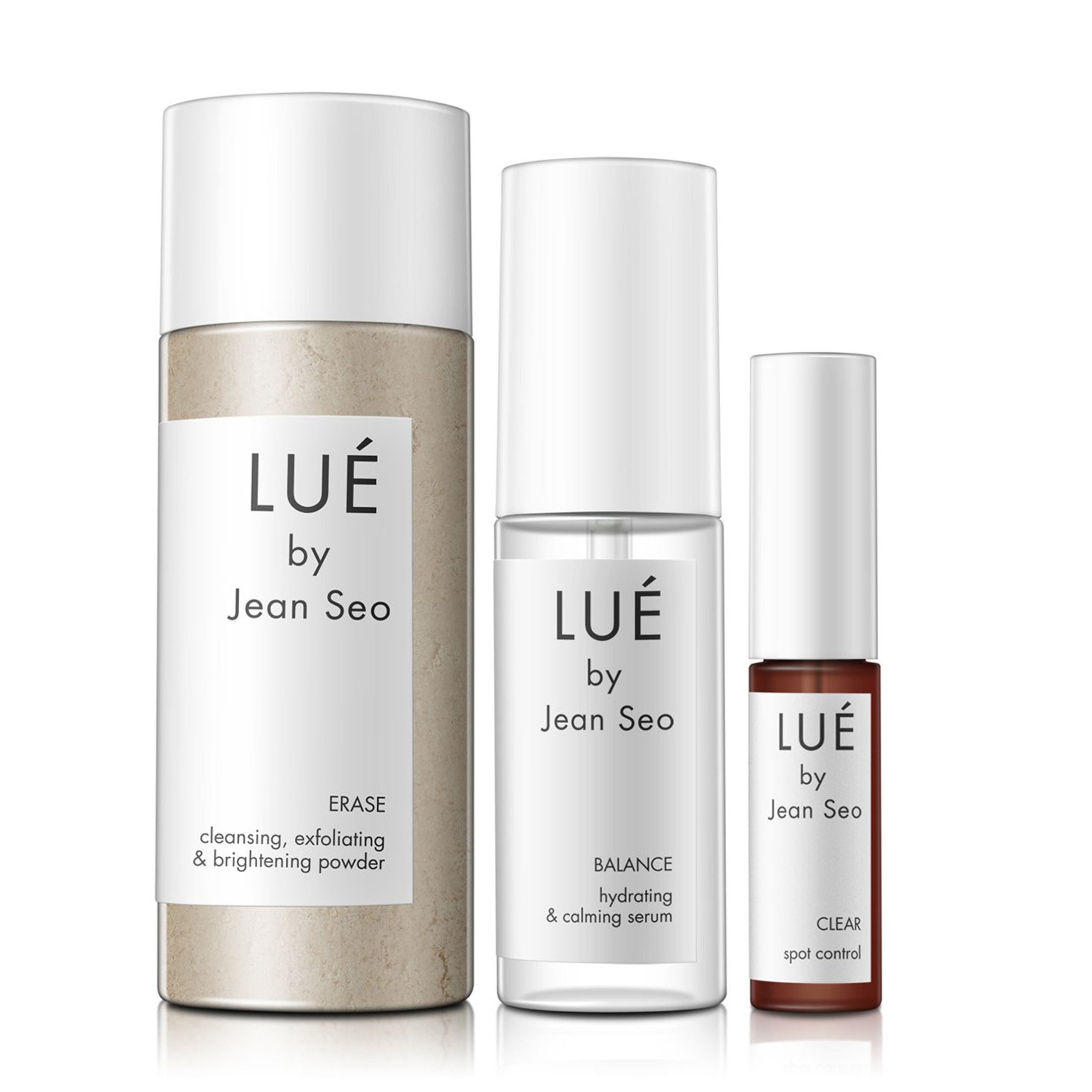 Lue by Jean Seo Skin Solution Set, Cleanse, Moisturize, Control, All Skin Types, Organic & Non-Gmo, Acne & Irritations - image 1 of 5