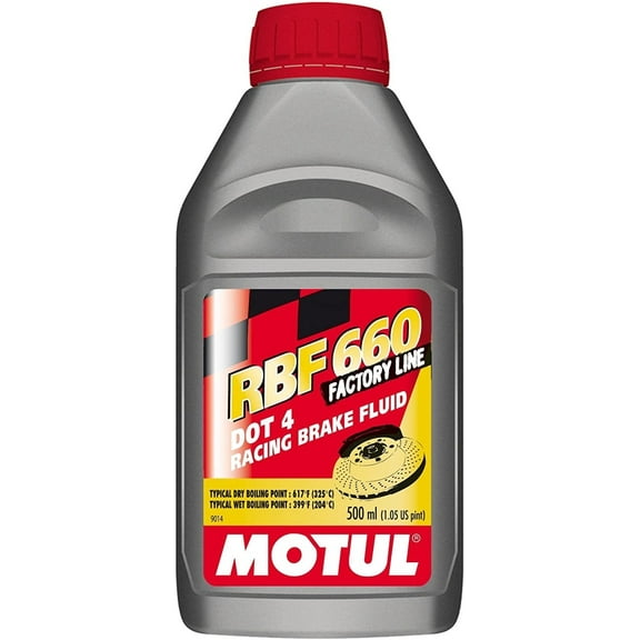 LueInJoy RBF 660 - Racing DOT 4 Brake Fluid 500ml (Pack of 6)