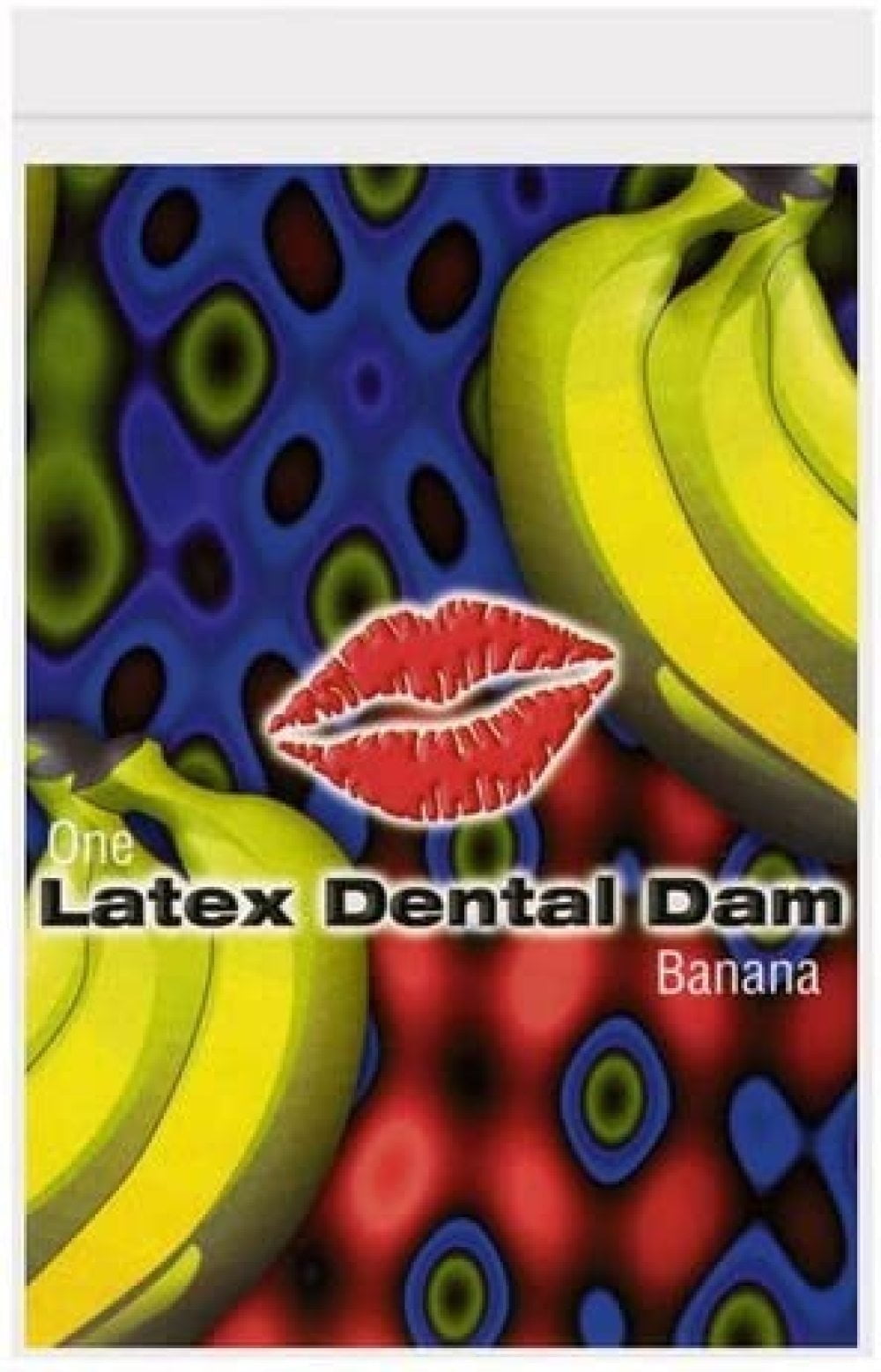 Lueinjoy 4 Pack Banana Flavored Latex Dental Dam Lubricated Condom