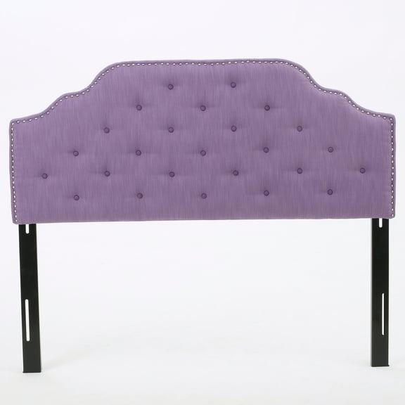 Luella Contemporary Fabric Full/Queen Headboard, Light Purple