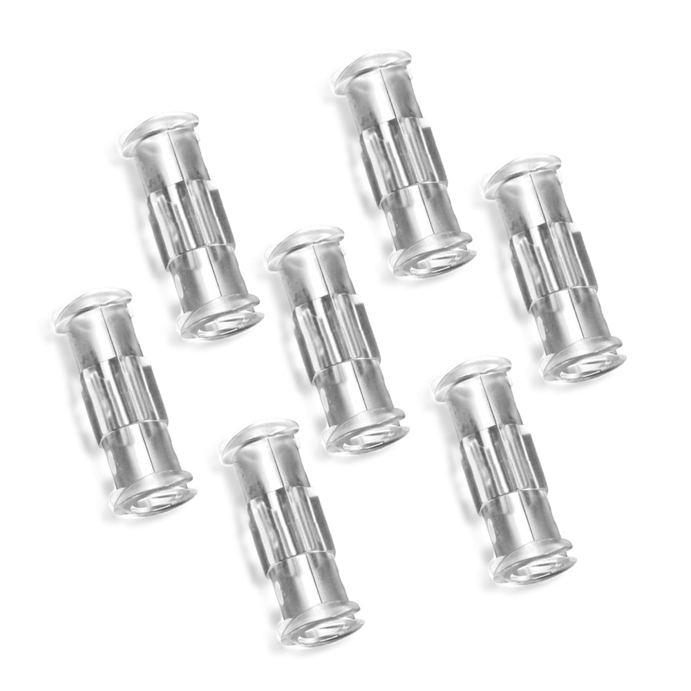 Metal Double Joint Luer Lock Connector - 10 Pieces Per Lot - For Medical, Laboratory, Or Fluid Transfer Use