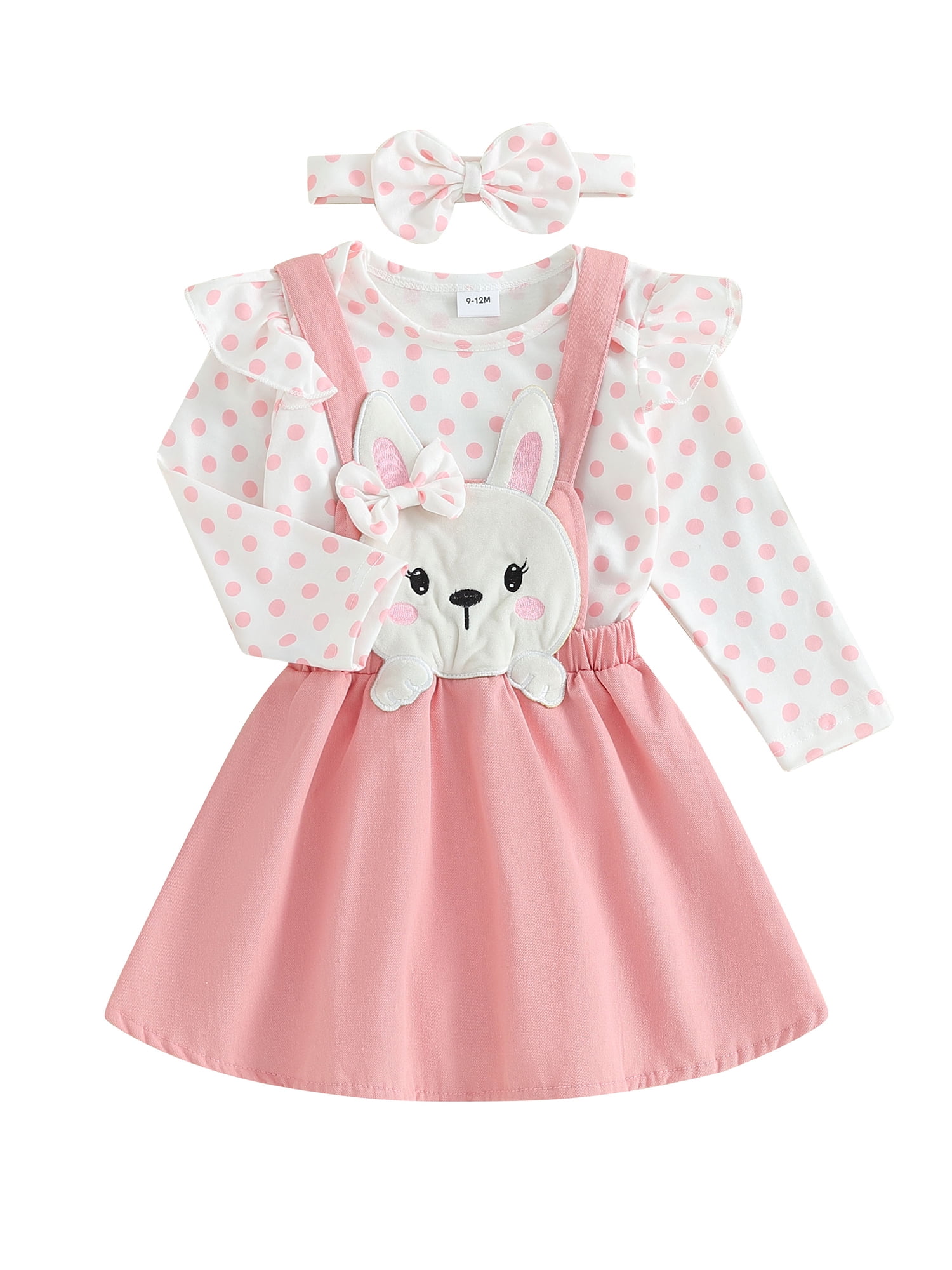 Luethbiezx Fashionable Spring Outfits for Baby Girls: Romper, Bunny ...