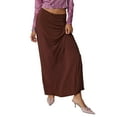 thumbnail image 1 of Luethbiezx Spring and Summer Style: Women's Solid Color Straight Skirt, 1 of 5