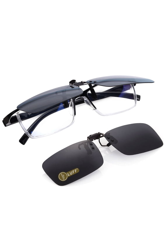 Polarized Clip on Sunglasses for Myopia Eyeglasses Outdoor/Driving Glasses