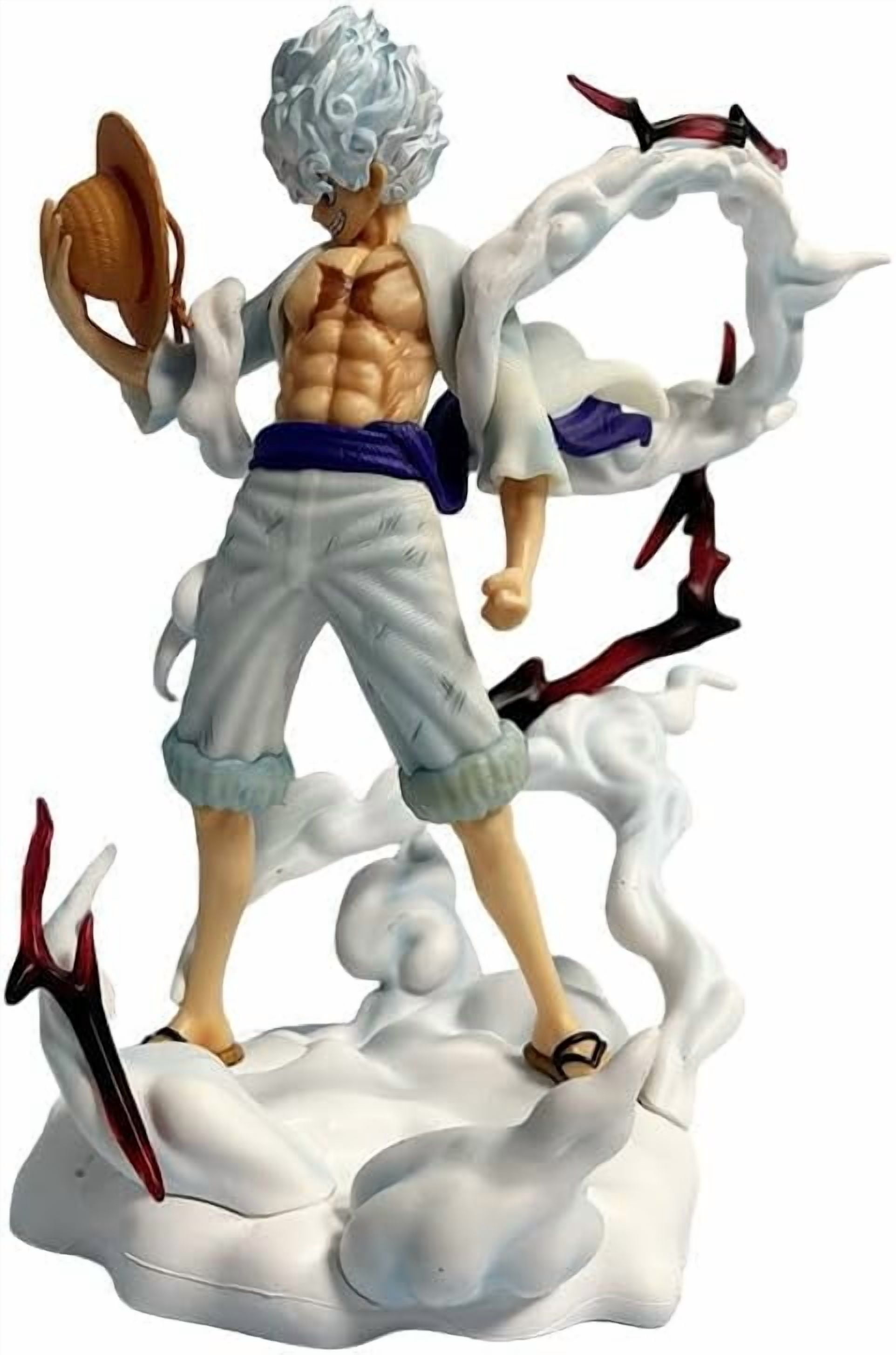 Luffy Figure Battle Scene Standing Nika Luffy Figures 25cm/9.8inch Handmade Figures Statue Anime Collection Figurine Anime Fans Gifts