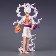 Luffy Gear 5 Figure Anime Action Figure Collection Statue Model Toy Birthday Gift Home Decor 9.64 Inch, White