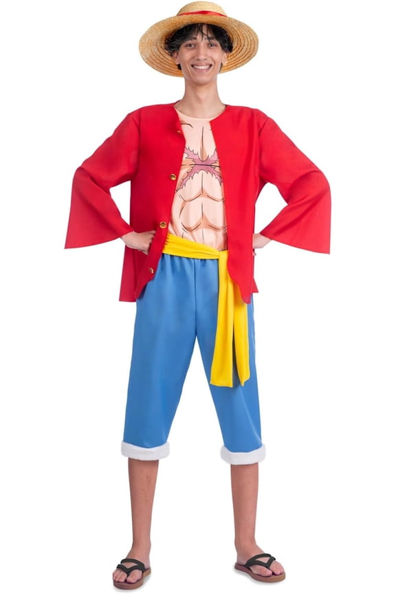 Kroeger Inc. One Piece Luffy Adult Costume | Small Male