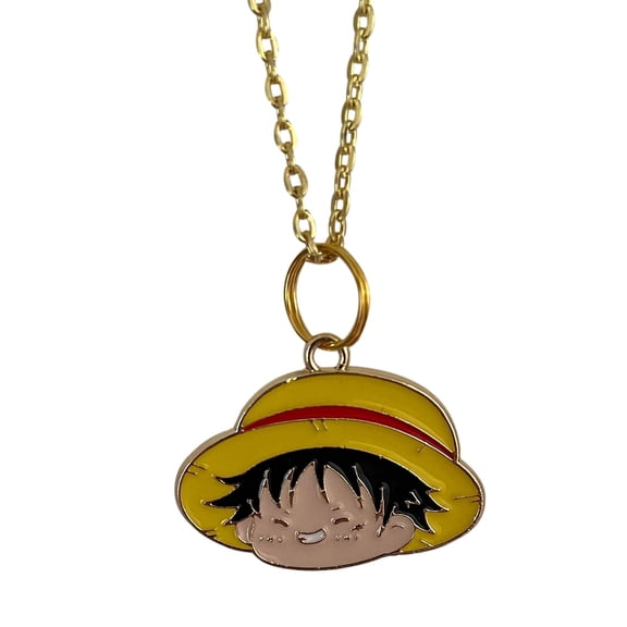 Luffy One Piece Necklace - Anime Cosplay Charm Pendant Jewelry