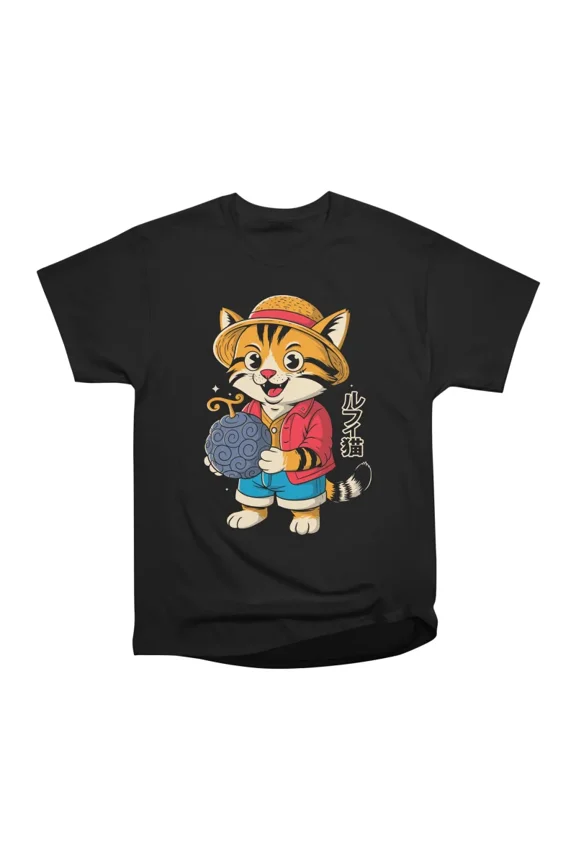 Luffycat T-Shirt Tee Gift For Him Merch For Her Apparel For Friend