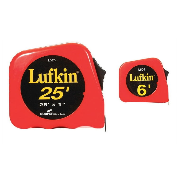 Lufkin 25' Engineer's Hi-Viz Orange Tape Measure (Inches/Ft/10ths/100ths)