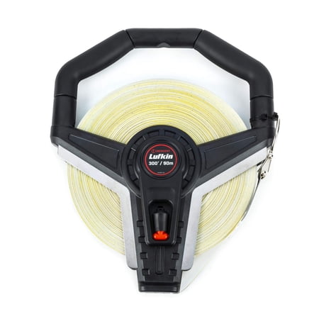 Lufkin 300 ft. L x 0.5 in. W Reel Rewind Tape Measure Yellow 1 pk