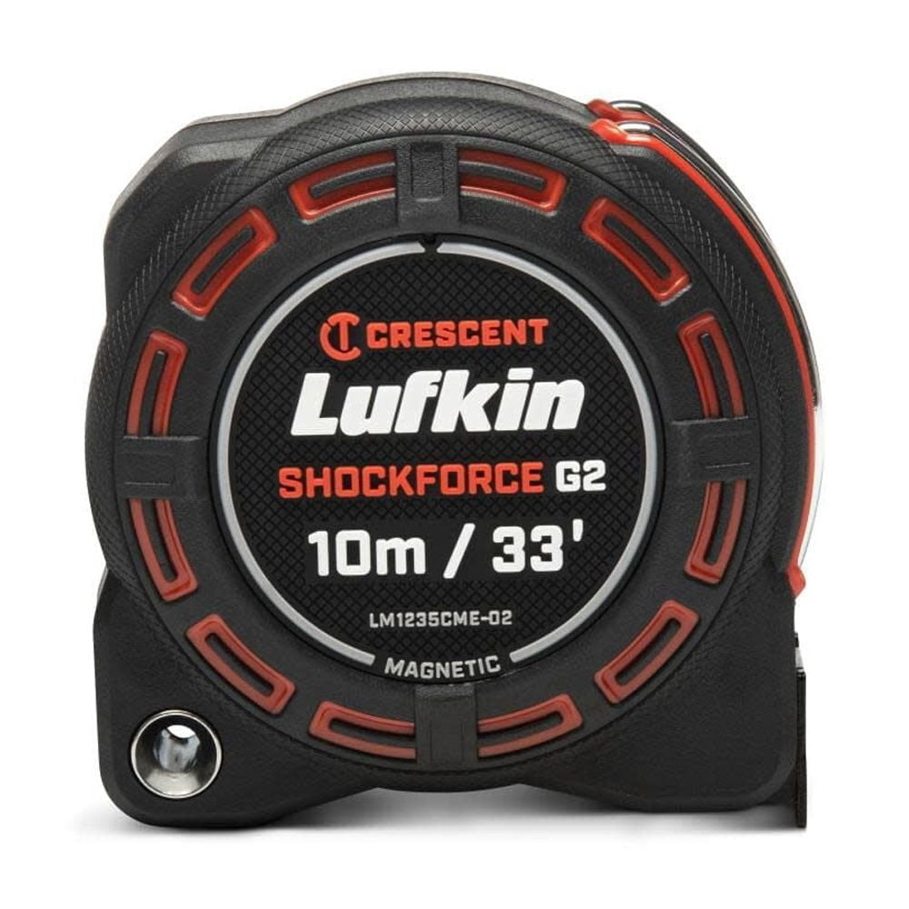 Lufkin Shockforce Gen 2 Maßband – 8 M (26 Fuß), Magnetisch, Mit Stoßschutz