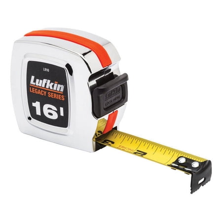 Lufkin Legacy Series 16 ft. L x 1 in. W Tape Measure Silver 1 pk