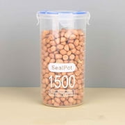 Lufly 1500ml Sealed Cans,Plastic Food Cans,Storage and Storage Tanks,Storage Tanks for Grains,Miscellaneous Grains,Kitchens,Snacks,Refrigerators,Storage Boxes