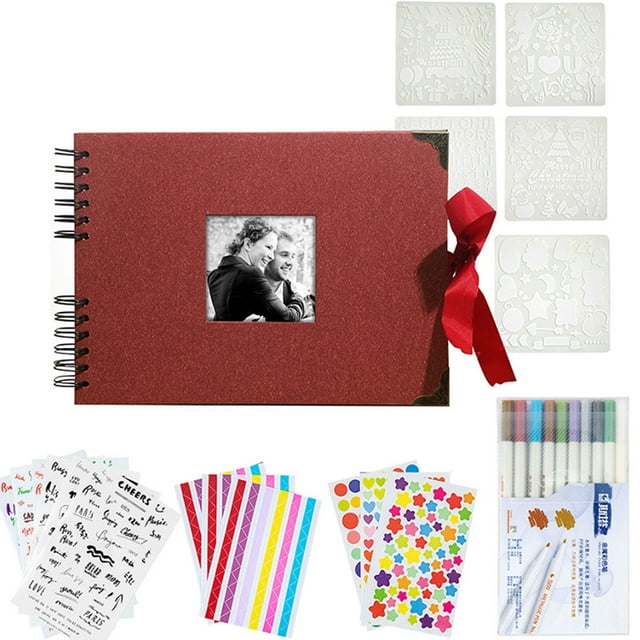 Lufly A4 Window Album Adhesive Ribbon Album Gift Box Set