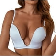 thumbnail image 1 of Lufly Everyday Bras for Women, Women's Comfort Wirefree Bra Solid Comfortable Bra Underwear No Rims Veryday Bras No Underwire,White,XL, 1 of 5