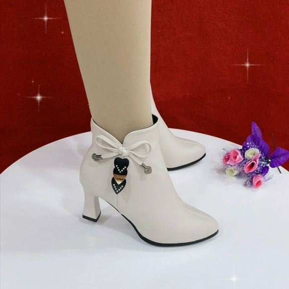 Lufly Small Fragrant Style Round-toe Pearl French Retro Mary Shoes For Women Flat Shallow Mouth Gentle Patent Leather Spring