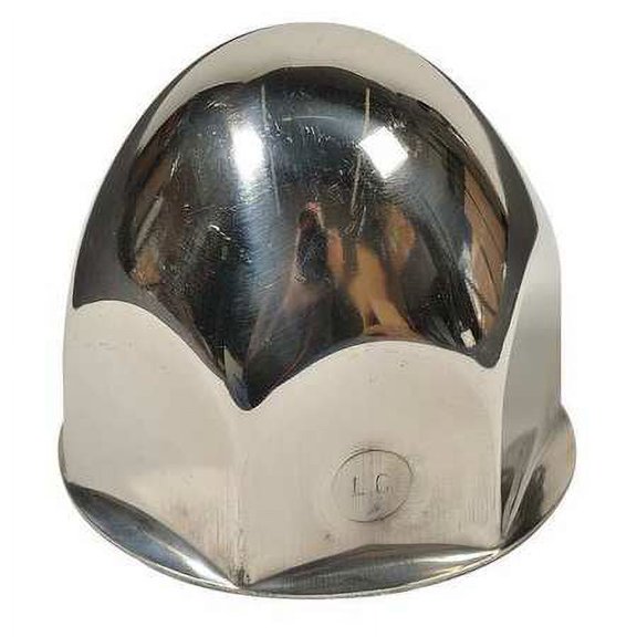 Lug Nut Cover,1 5/8 In,Stainless Steel PHOENIX PN6256LNC