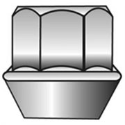 Excalibur Acorn Bulge Open-end Lug Nut